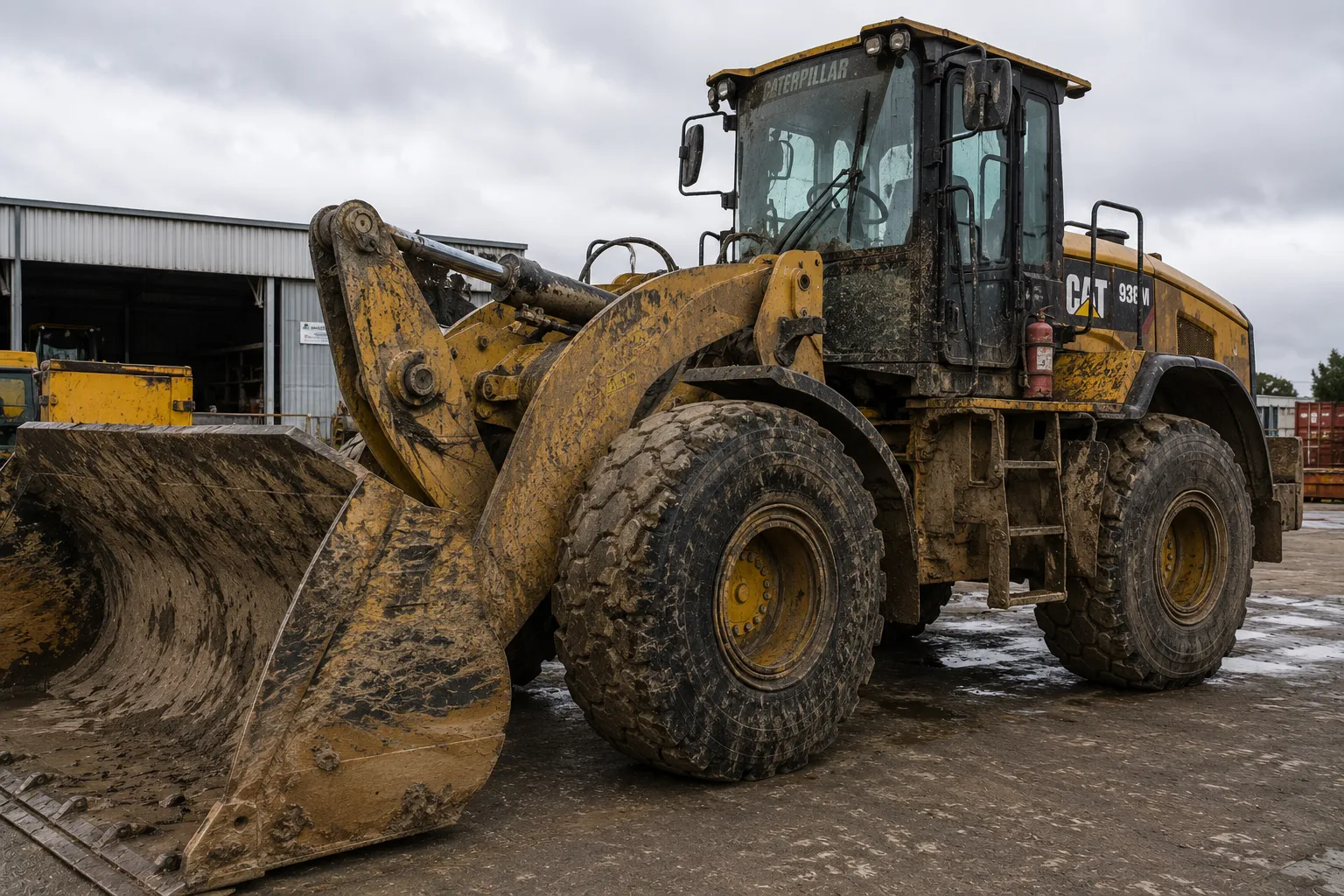 Before cleaning Heavy Machinery Cleaning
