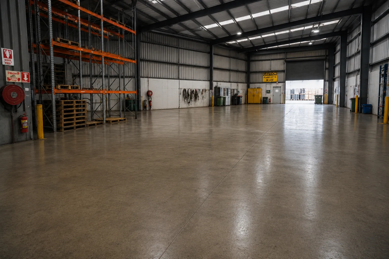 Cleaned Warehouse Cleaning